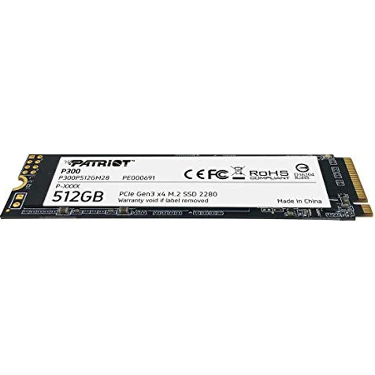 Patriot P300 - Solid-State-Disk - 512 GB - intern - M.2 2280 - PCI Express 3.0 x4 (NVMe) (P300P512GM28) – Bild 3