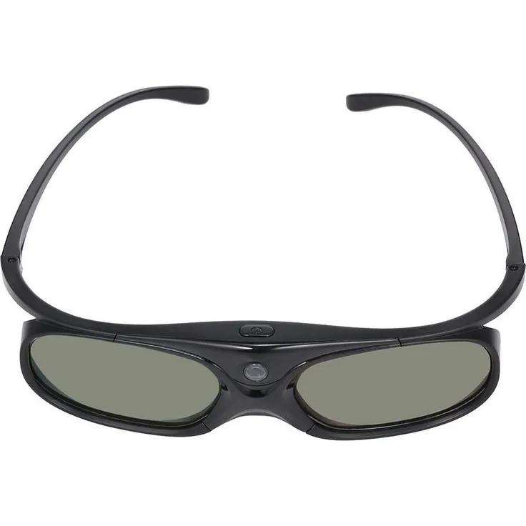 TPFNet 3D-Brille Aktive Shutterbrille kompatibel mit DLP 3D Beamer, wiederaufladbar - Schwarz - 1 Stück