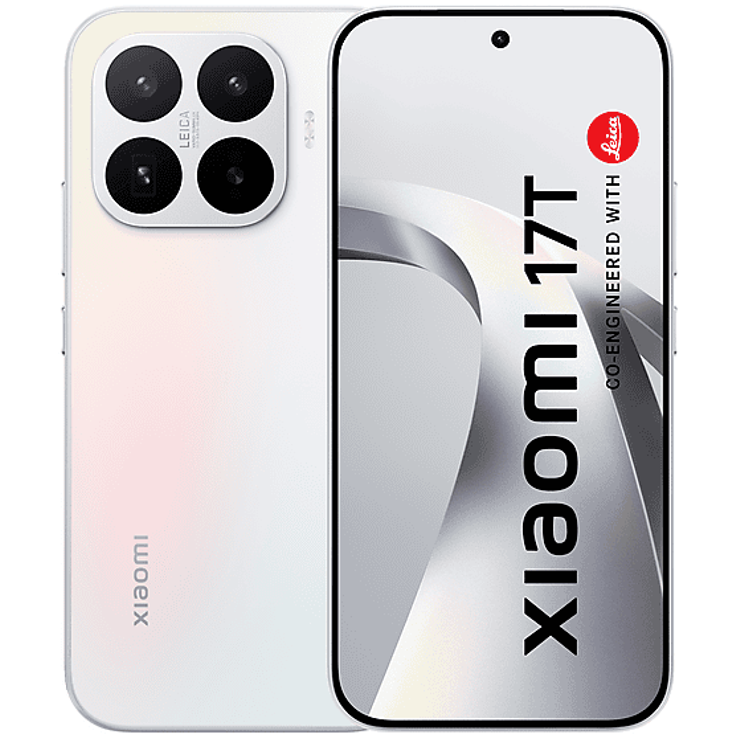 XIAOMI 17T, 256 GB Opal White, Smartphone mit 50 MP Leica Telekamera und 6500 mAh Akku