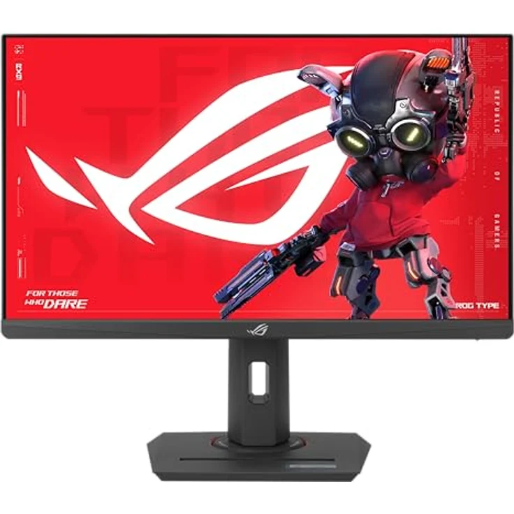 ASUS ROG Strix XG259CMS - 25 Zoll Esports Gaming Monitor - 310 Hz, 1ms GtG, FreeSync, AdaptiveSync, G-Sync, ELMB-Sync, DisplayHDR 400 - Fast-IPS, 16:9, 1920x1080, DisplayPort, HDMI, 7.5W USB-C, Ergo - Schwarz – Bild 1