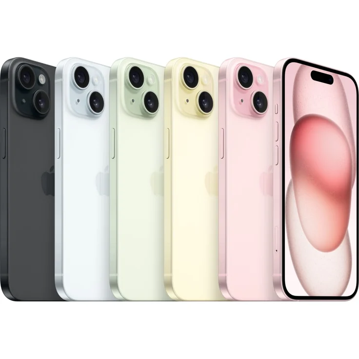 Apple iPhone 15 5G Smartphone 15,494cm (6,1 Zoll) OLED-Display, 128 GB interner Speicher, iOS 17, Schwarz – Bild 4