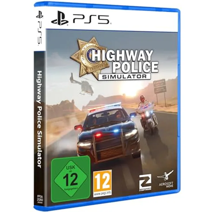 Aerosoft Highway Police Simulator - [Playstation 5] - Authentisches Amerikanisches Setting mit einzigartigen Fahrzeugen