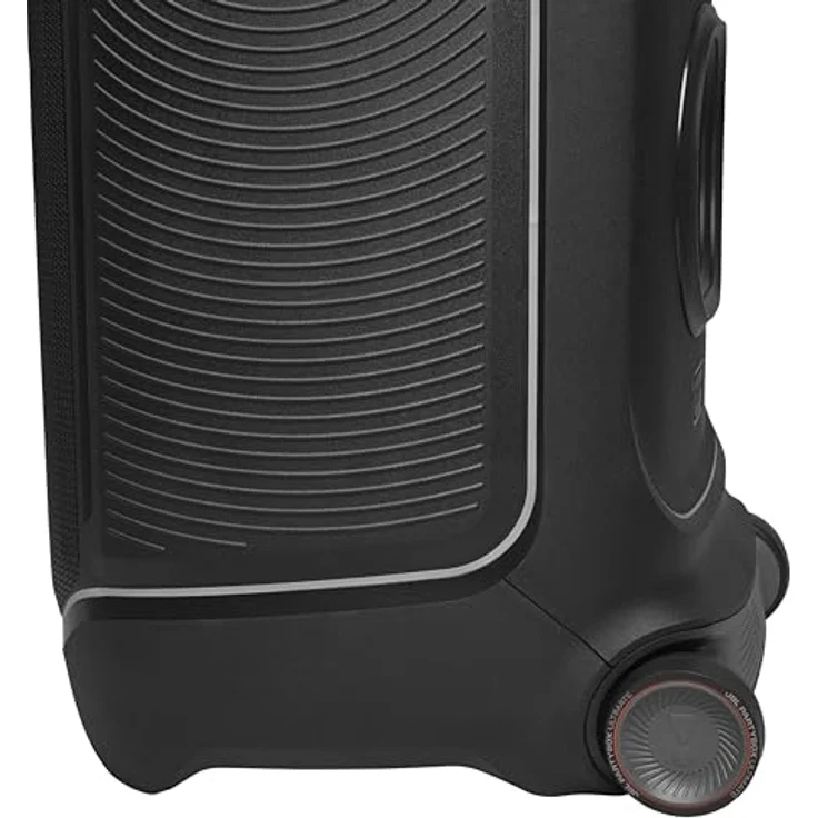 JBL PartyBox Ultimate – Kraftvoller Lautsprecher mit Bluetooth und WiFi Pro Sound mit Lichteffekten – Wasserfest und mit Rädern zum einfachen Transport – Schwarz – Bild 3