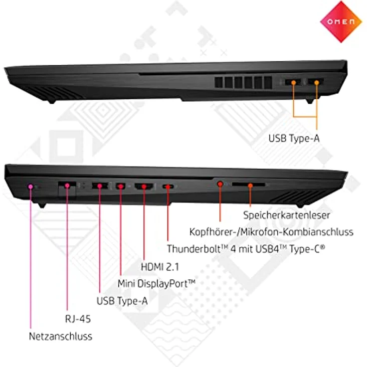 HP 1 17-ck2097ng 17.3" 2560 x 1440 Pixel Intel Core i9 32 GB 1000 GB SSD NVIDIA GeForce RTX 4080 Windows 11 Home – Bild 3