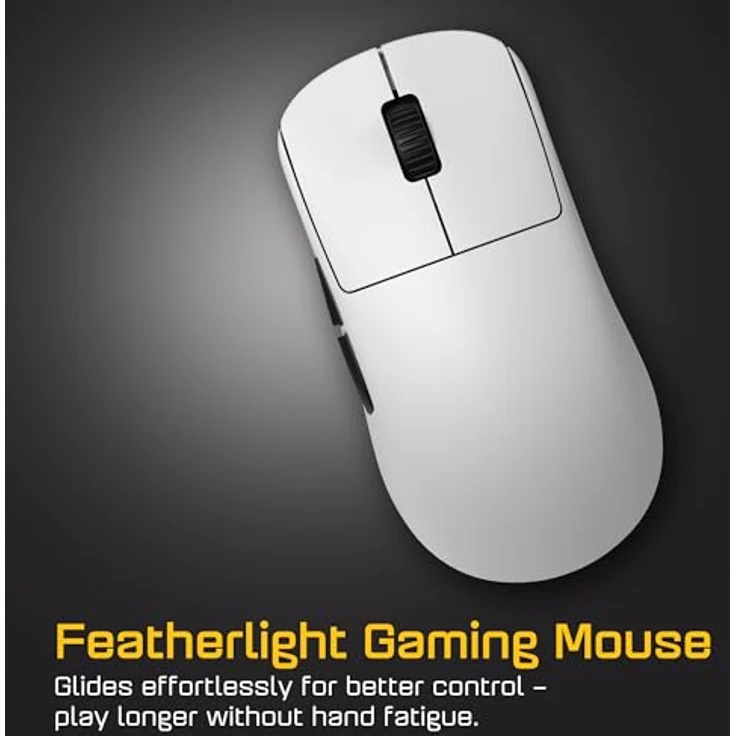 Endgame Gear OP1w 4k v2, Kabellose Gaming-Maus mit 4.000 Hz Polling-Rate, Custom PixArt PAW3950 Sensor, 60 g, weiß – Bild 6