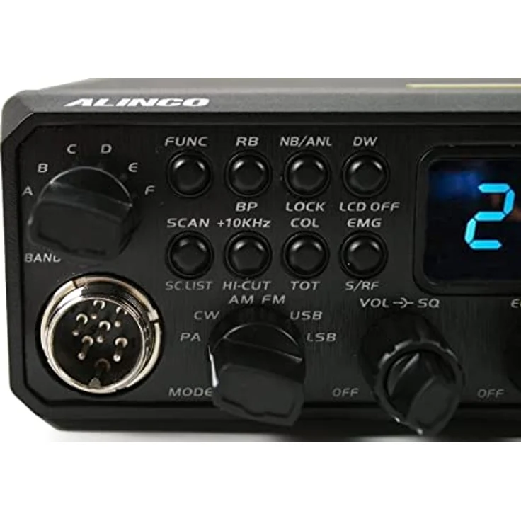 Alinco DX-10, AM/FM/SSB-Radiostation mit 40 programmierbaren Kanälen, Schwarz – Bild 7
