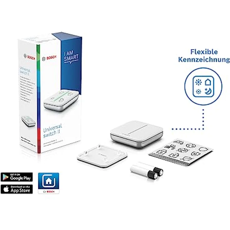 Bosch Smart Home Universalschalter II, zur einfachen Steuerung smarter Geräte, konfigurierbar für 4 belegbare Tasten – Bild 4