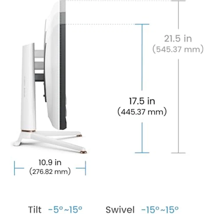 BenQ EX271U, 27” 4K Gaming Monitor mit 165Hz, AI Shadow Phage Technologie und KVM-Funktion – Bild 3
