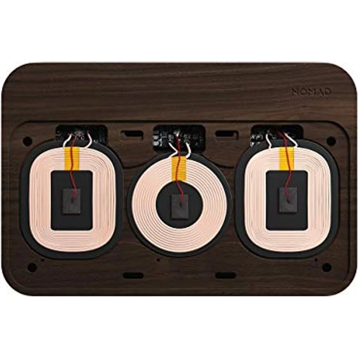 Nomad Base Station, Wallnuss-Edition, für iPhone/AirPods, USB-C/USB-A, holz – Bild 5