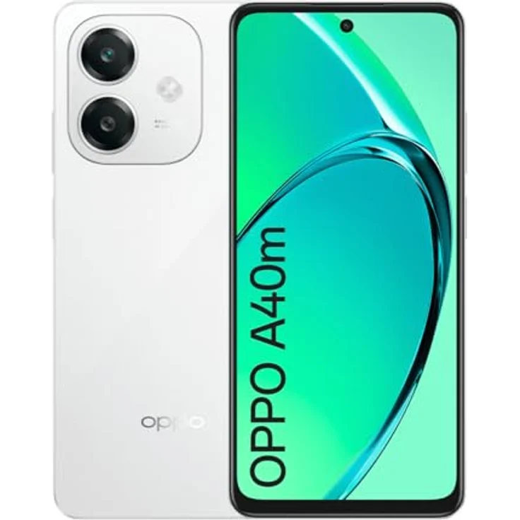 OPPO A40m 8/256GB white Smartphone mit 50 MP Rückkamera und Dual-SIM-Funktionalität – Bild 2