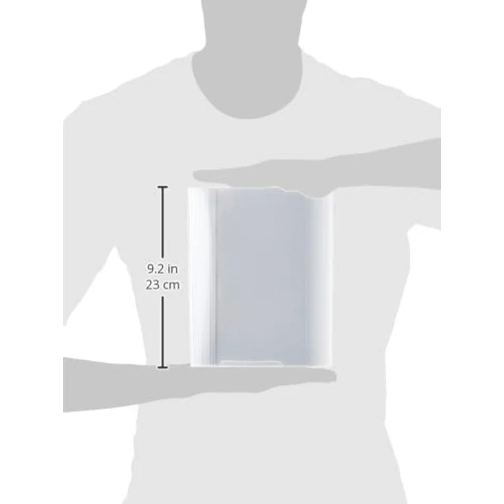 GBC Standard Thermo-Bindemappen, transparente PVC-Vorderseite und seidenmatt weiße Rückseite für sichere Dokumentenbindung – Bild 4