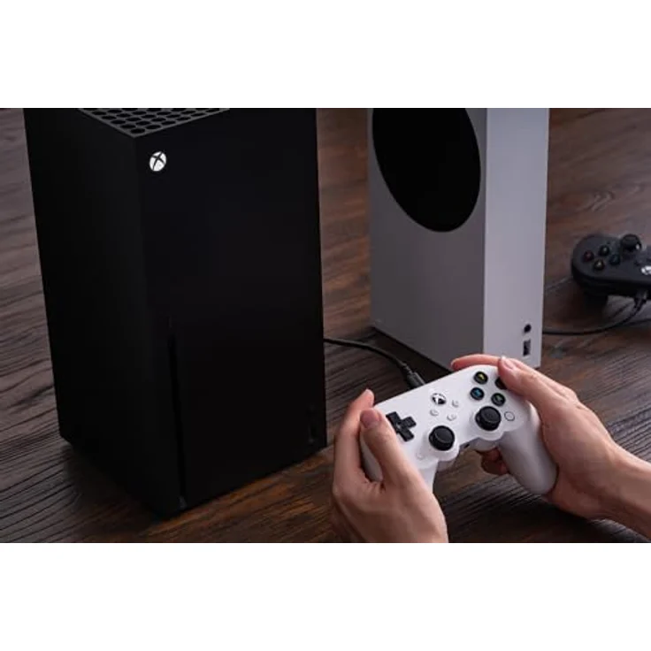 8bitdo Pro 2 Wired Xbox Gamepad, Gaming Controller, Weiss – Bild 6