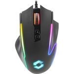 Speedlink DECUS NX RGB Gaming Maus mit Kabel, 6 Tasten, bis 12800dpi, Dauerfeuer Taste, mehrfarbiges RGB, programmierbar, USB, schwarz