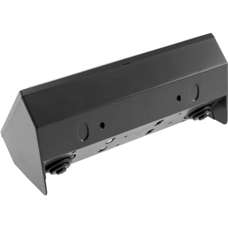 ChiliTec Steckdosenblock Ecksteckdose 2-fach Schwarz, 2x USB-A 3,1A, erhöhter Berührungsschutz – Bild 4