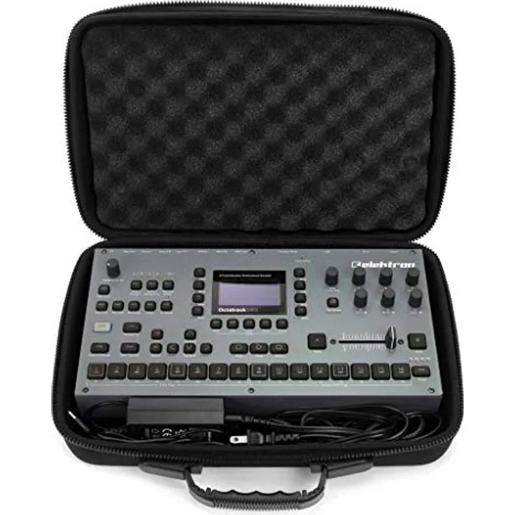 Analog PULSE Case für Elektron Octatrack, robustes DJ Case mit passgenauer Konstruktion und optimalem Geräteschutz, schwarz