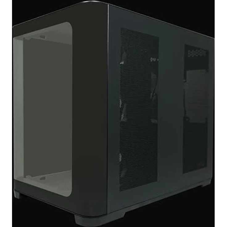 LC-Power GEH Midi ATX 8001B Pro-Storm Dark, PC-Gehäuse mit optimierter Luftzirkulation – Bild 5