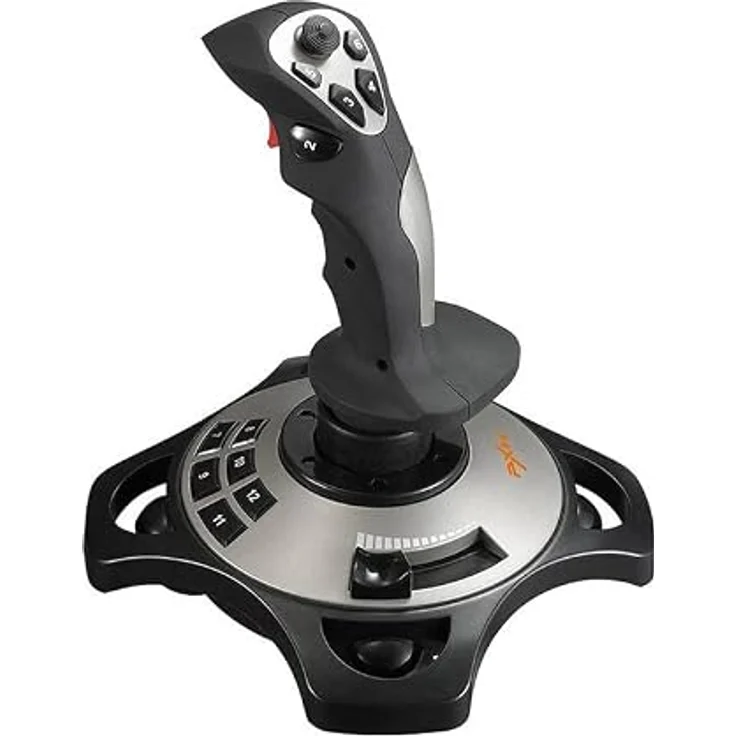 PXN Joystick -2113 PRO, Realistischer Flight Control Joystick mit Vibrationssystem, kompatibel mit Windows XP, 7, 8 und 10 – Bild 5