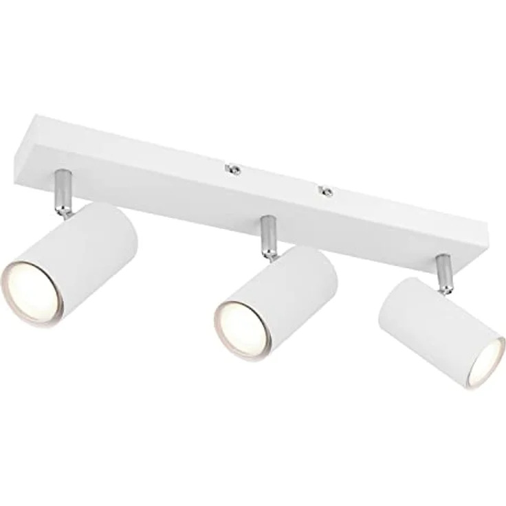 Globo Deckenleuchte - Weiß matt - Metall - 3-flammig - B 45 cm – Bild 2