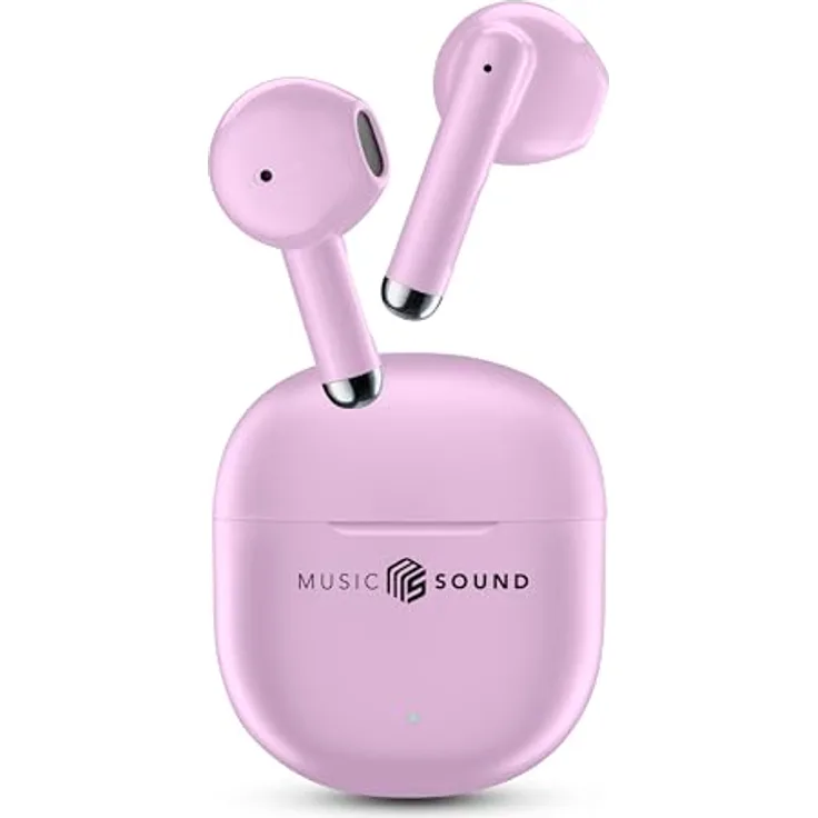 Music Sound Breeze, Kapselartiges Bluetooth-Headset mit True Wireless Stereo (TWS), 64 g, Pink