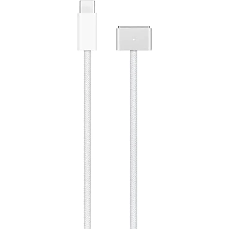 Apple USB‑C auf MagSafe 3 Kabel (2 m) in Orange mit LED-Anzeige, gewoben für lange Haltbarkeit – Bild 2