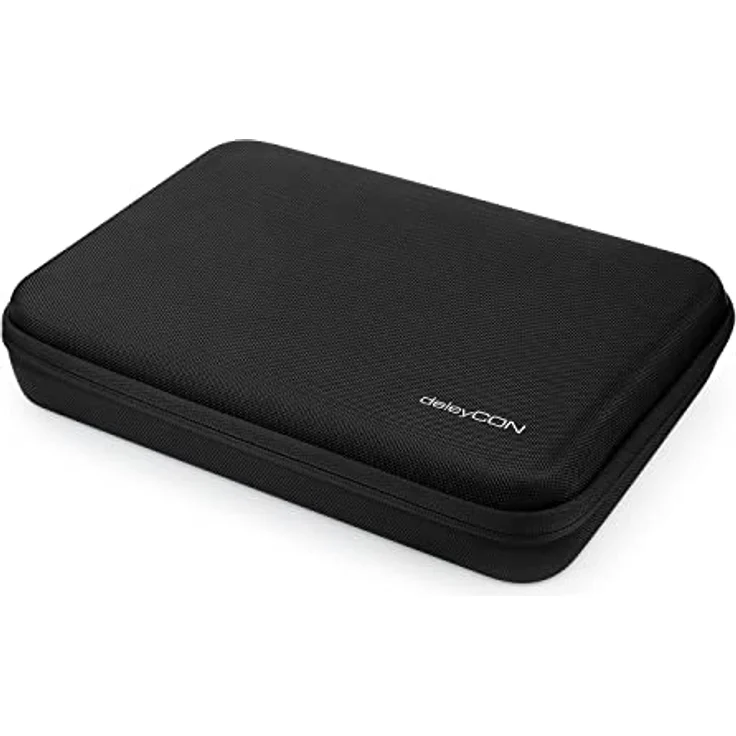 deleyCON Hardcase Tasche für GoPro Actionkamera & Zubehör, Robust mit Staub-, Aufprall- und Spritzwasserschutz, Schwarz, Größe XL – Bild 1