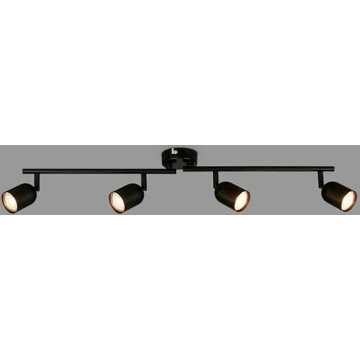 BRILONER Deckenlampe - Schwenkbar, 4-flammig, Wohnzimmerlampe, Schwarz – Bild 1