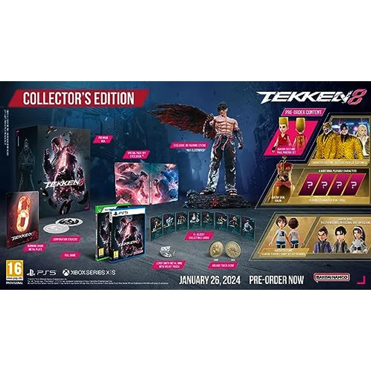 BANDAI NAMCO Entertainment Germany Tekken 8 Collector'S Edition (Ps5) - Next-Gen Kämpfer, spannendes neues Gameplay, Arcade Quest – Bild 1