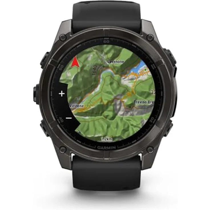 Garmin fēnix® 8 AMOLED 51mm Smartwatch, Multisport-GPS mit AMOLED-Display, wasserdicht bis 10 ATM, Musikstreaming und Garmin Pay – Bild 6