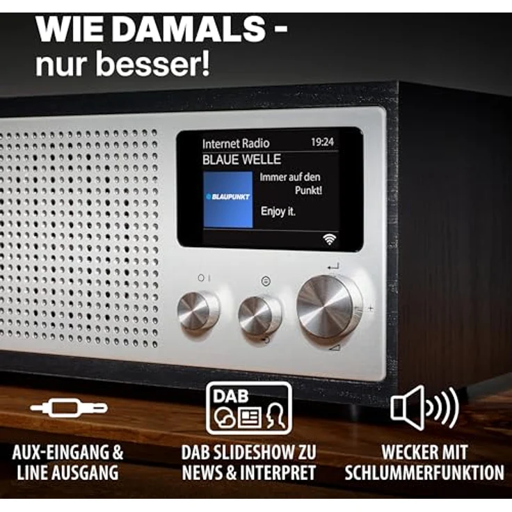 Blaupunkt IRD400 Internetradio NAPOLI mit DAB+ (inkl. DAB,Digital-Radio,UKW-Empfang, Radiowecker) – Bild 7