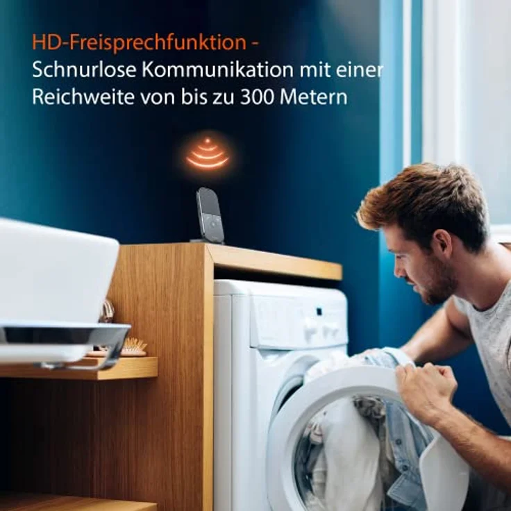 Gigaset ION UC-Mobilteil für den flexiblen Einsatz im Büro, Home Office und auf Geschäftsreisen, grau – Bild 7