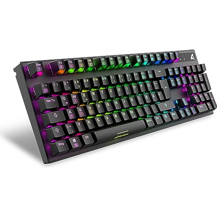 Sharkoon Skiller SGK20, mechanische Schalter, Huano Brown, RGB – Bild 2