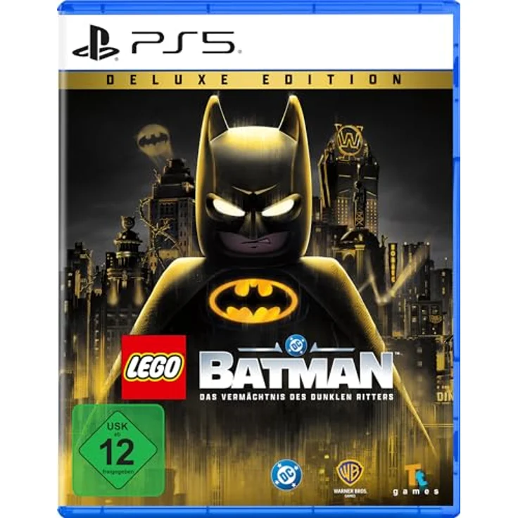 Warner Bros LEGO Batman: Das Vermächtnis des Dunklen Ritters Deluxe Edition, PS5 mit früherem Zugriff und erweiterten Sammlungen – Bild 1