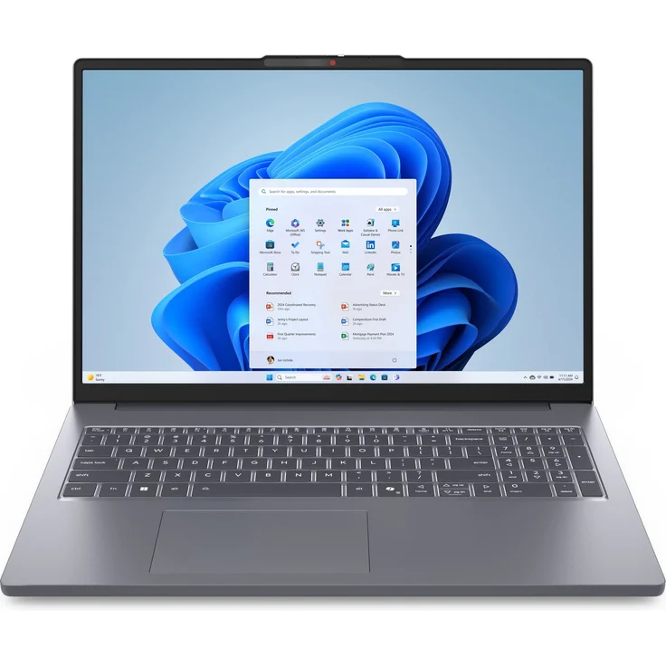 Lenovo IdeaPad Slim 3 16ARP10, 16 Zoll WUXGA Notebook mit 16 GB RAM, 1 TB SSD, AMD Ryzen 7 bis 4,75 GHz, Windows 11 Home, Grau, versandkostenfrei