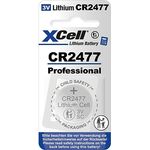 XCell Lithium-Knopfzelle CR2477 Lithium 3V / 950mAh 1er Blister