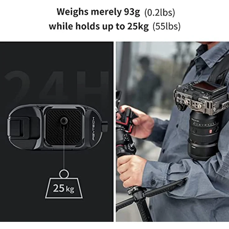 PGYTECH Beetle Kamera-Clip – zur sicheren und bequemen Befestigung Einer Kamera an einem Gürtel/Gurt (P-CG-040) – Bild 4