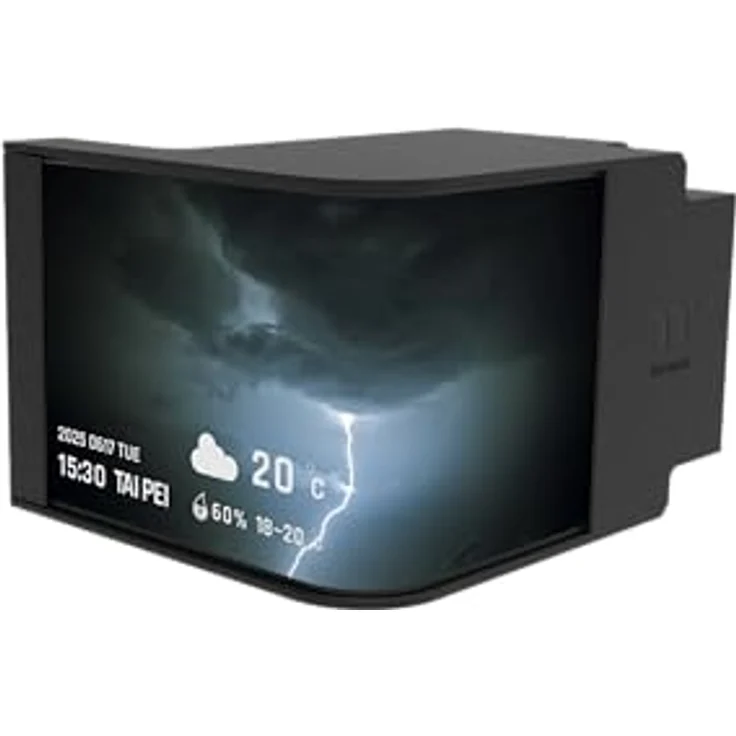 Thermaltake MAGCurve 360 Ultra AIO ARGB Fan, 120 mm PC Lüfter mit RGB-Beleuchtung und Aluminium-Radiator, Transparent – Bild 7