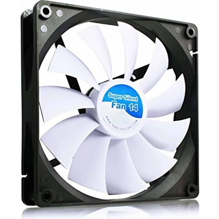 AAB Cooling Super Silent Fan 14 - 140mm leise und effizient Gehäuselüfter mit 4 Anti-Vibrations-Pads – Bild 2