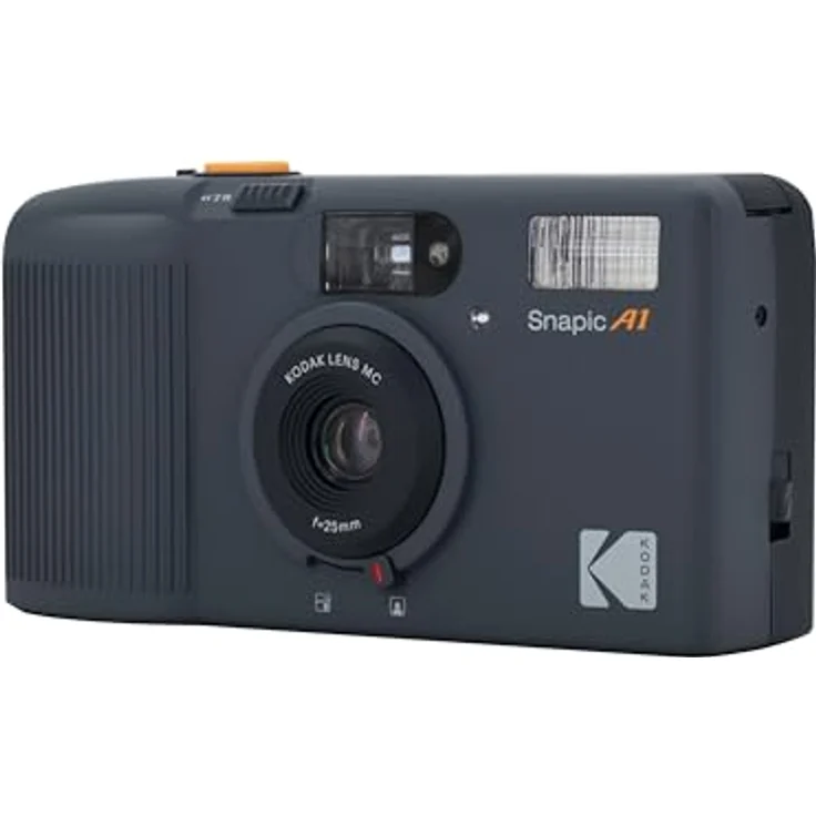 KODAK Snapic A1 35-mm-Filmkamera, 2-Zonen-Fokus, wiederverwendbar, leicht und kompakt, Rhino Grey – Bild 2