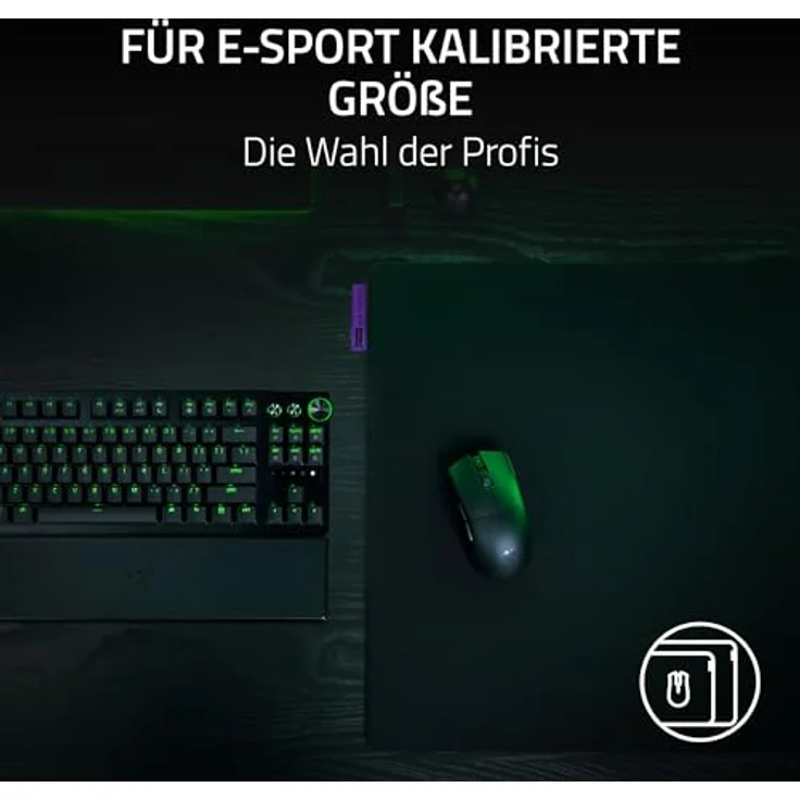 Razer Gigantus V2 Pro L, E-Sport-Gaming-Mauspad mit GlideCore-Schaumstoff, optimiert für optische Sensoren, 500 mm x 480 mm, Max Control – Bild 5