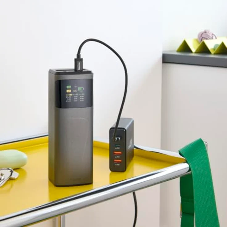 Hama High Power, 24000 mAh Powerbank mit 140 W Leistung, grau – Bild 21