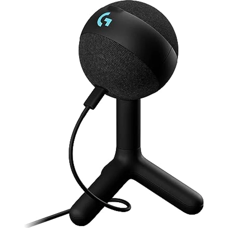 Logitech G Yeti Orb Gaming-Kondensatormikrofon mit RGB und LIGHTSYNC, USB-Mikrofon zum Streaming, Niere, USB- Plug-and-Play für PC/Mac – Schwarz – Bild 1