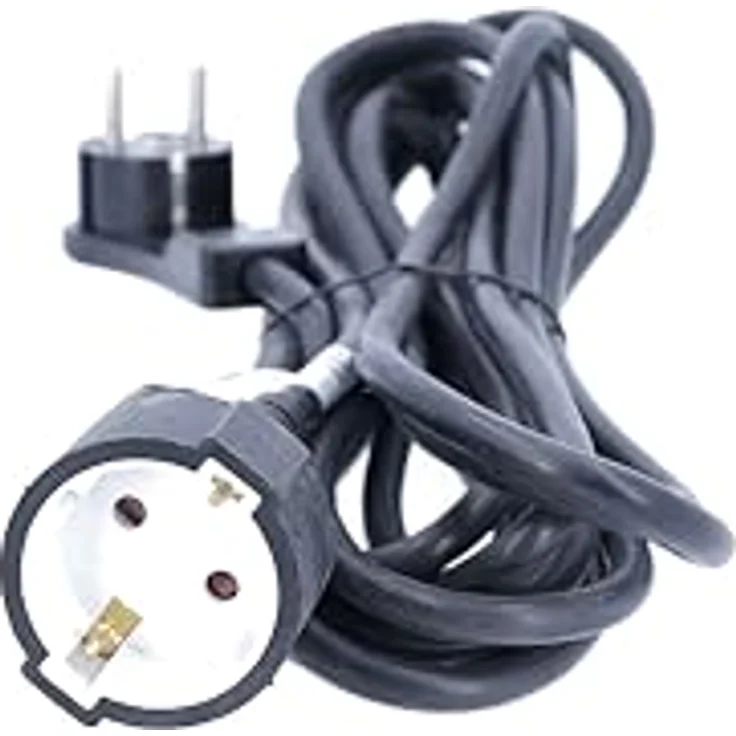 as - Schwabe Verlängerungsleitung 1000 cm, Flachstecker Schuko Typ F, ultraflaches Design, IP20 Schutzklasse, 16A Energieversorgung – Bild 3