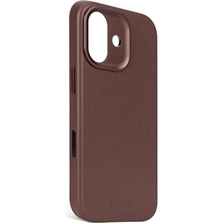 Decoded Lederhülle für iPhone 17, Premium ECCO Leder, MagSafe Kompatibel, Vollständiger Kameraschutz, Metalltasten, Stoßfest, Kratzfest, Braun – Bild 2