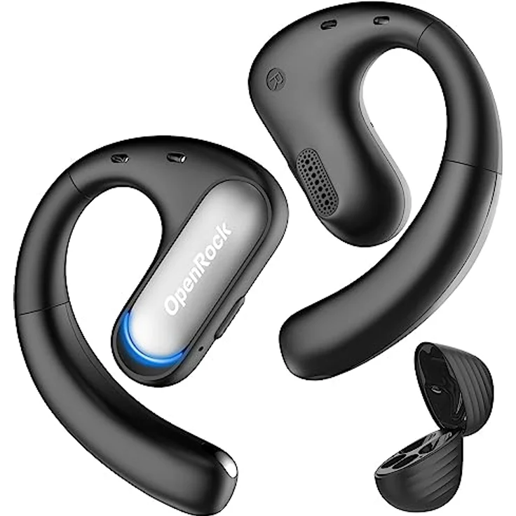 OpenRock Pro Bluetooth Kopfhörer Sport,Open Ear Bluetooth Air Conduction Kopfhörer mit 46-Std-Spielzei,Tiefer Bass, ENC Call Noise Cancelling,IPX5 Wasserdicht, Bequemer Sitz für Laufen Workouts – Bild 1