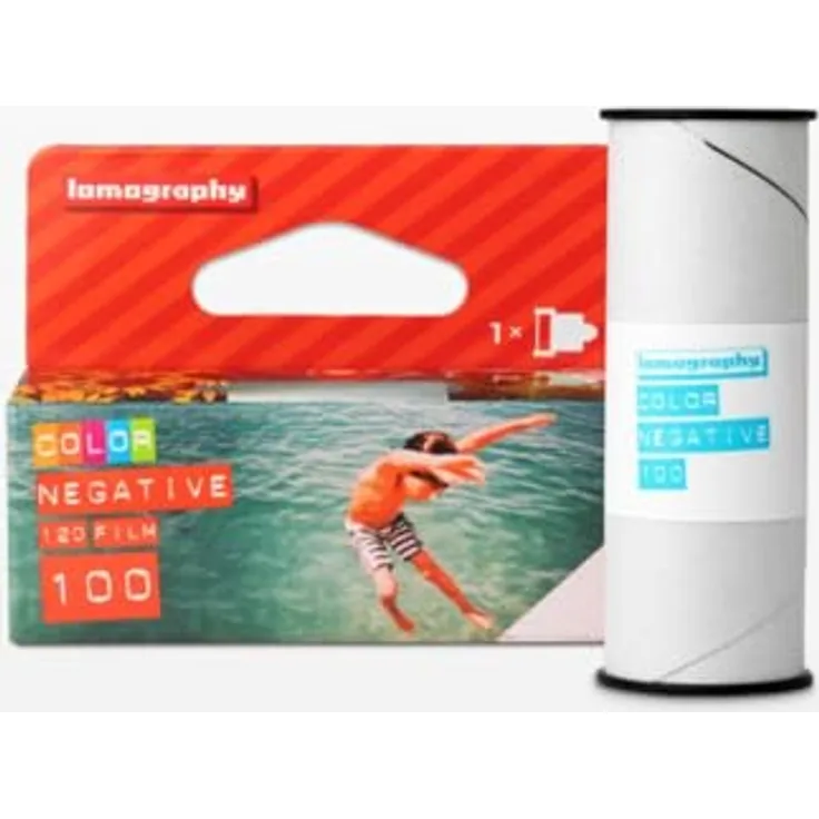 Lomography Color Negative 120 Film, ISO 100, Professioneller Mittelformat Negativfilm für C41-Prozess, Einzelpackung