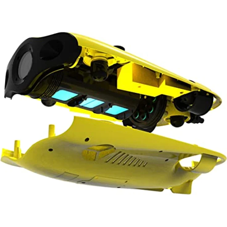 Chasing Gladius Mini Drone S, Unterwasser-Roboter mit 4K UHD Kamera, 200 m Reichweite, gelb, inkl. Direct-Connect Fernsteuerung, 64GB SD Karte, GoPro Befestigungssockel, Anti-Stuck Motor – Bild 5