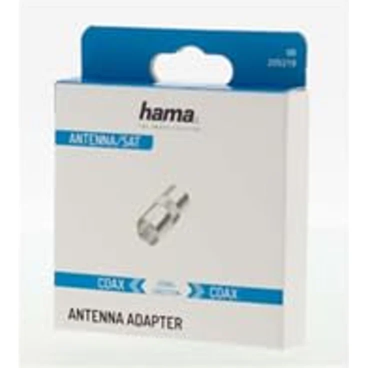 Hama Antennen-Adapter Koax-Stecker, Silber – Bild 2