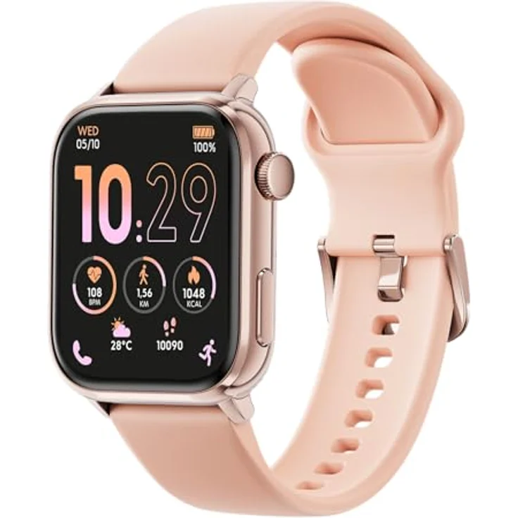 ICE-WATCH Ice Smart 3.0 Rose Gold Nude 1.78 AMOLED GPS Smartwatch für Damen mit Silikonarmband, wasserdicht, 3-5 Tage Akkulaufzeit – Bild 2