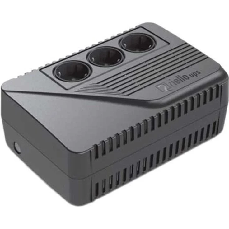 Riello iPlug SE, line-interaktive USV mit 0,6 kVA Kapazität, Schwarz, EU Plug