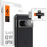 Spigen Glas.tR EZ Fit Optik Kameraschutz kompatibel mit Google Pixel 8 Pro, 2 Stück, Kristallklar, Anti-Kratzer, 9H Härte Schutzfolie